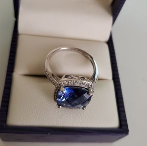 Halo Sapphire Style Ring